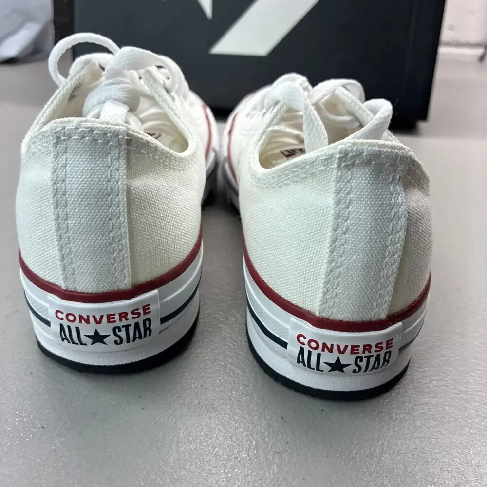 New Converse Canvas All Star CTAS EVA Lift OX Low Top White Kids Size 1 Youth